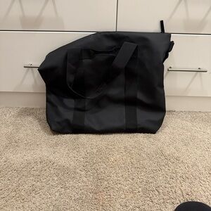 Rains Black Tote Bag